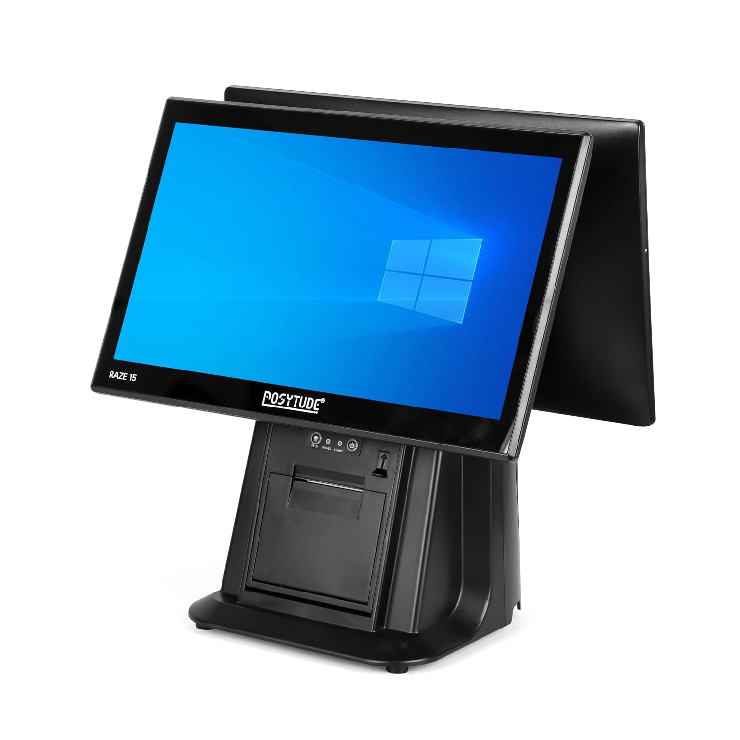 RAZE-15 Core i3 Dual Screen Touch POS Terminal with Thermal Printer & Customer Display thumbnail 2