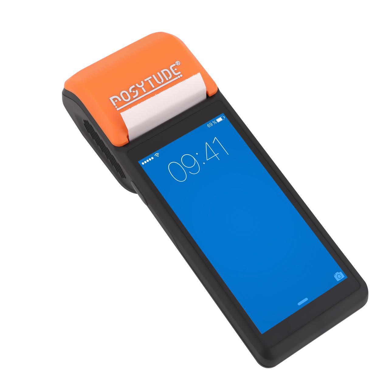 RAZE-J69 HandHeld POS — 5.5" Android 11, Inbuilt 2" Thermal Printer, NFC & Barcode Scanner — view 1