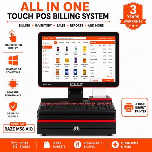Raze-M58 Slim Bezel POS