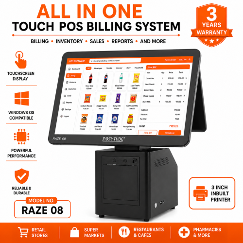 Raze-08 POS Billing Machine